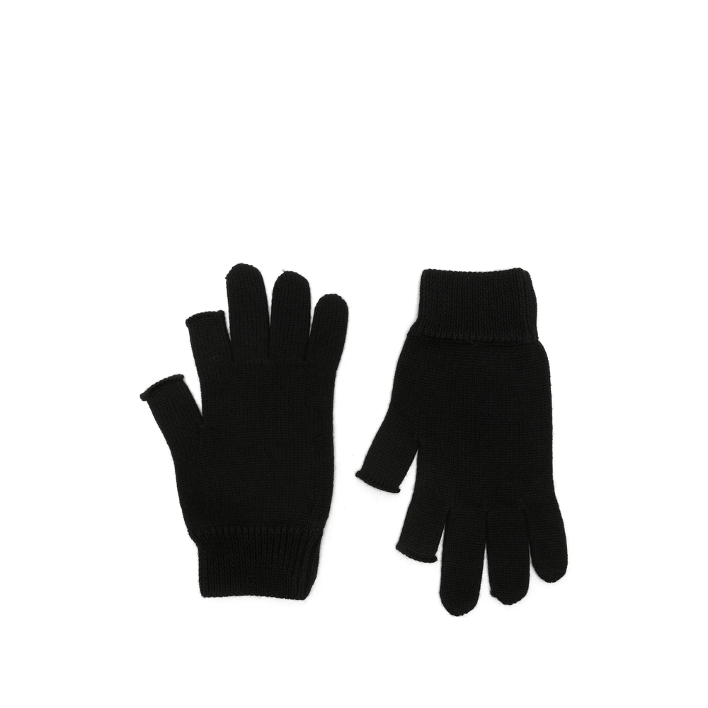 Rick Owens Fingerless Press-stud Gloves