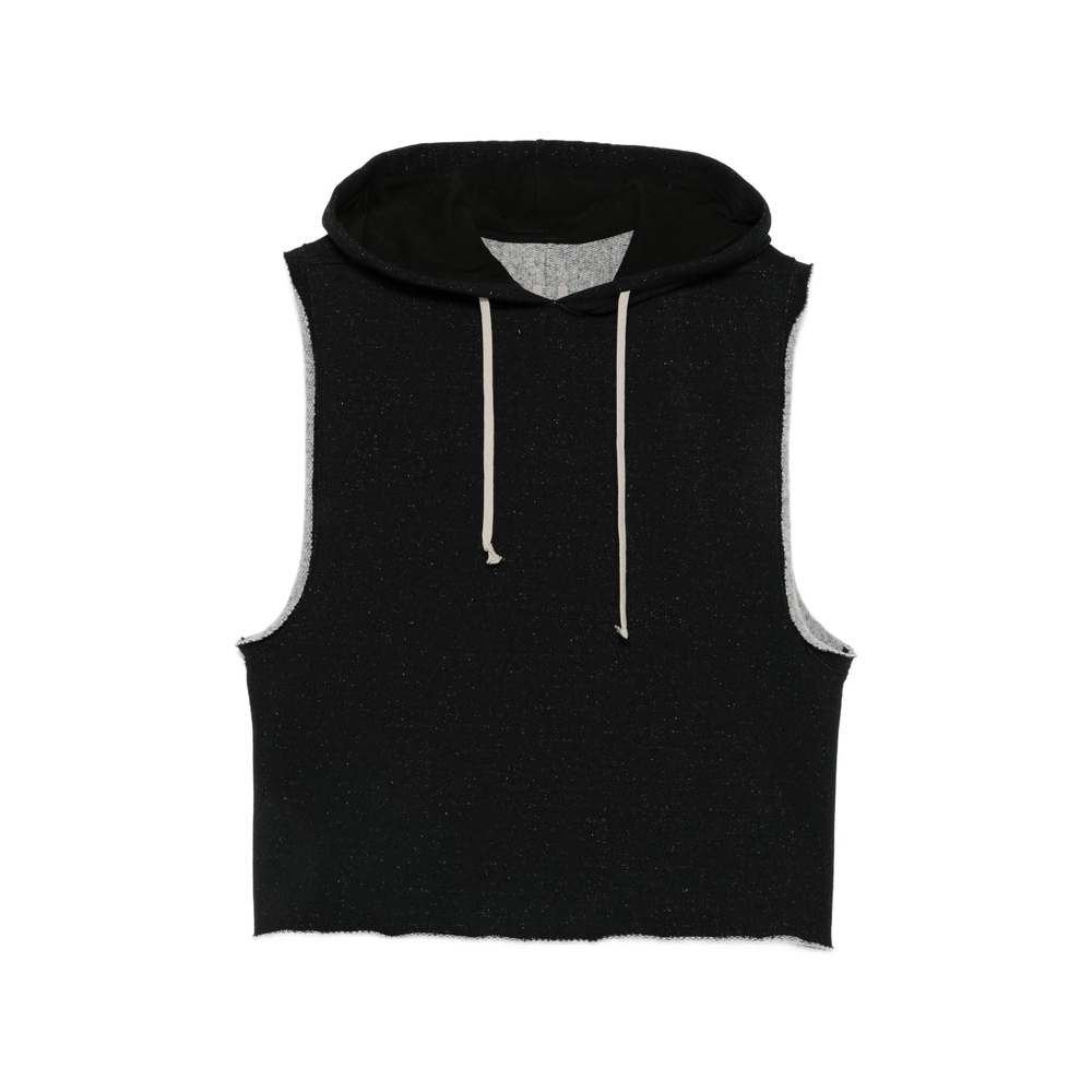Rick Owens Sleeveless Drawstring-hood Hoodie