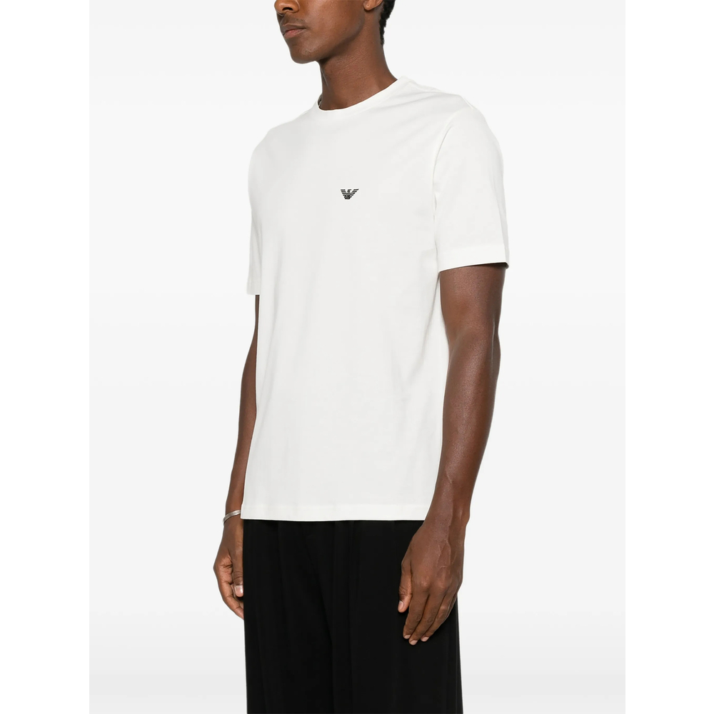 Emporio Armani Logo-Print Crew-Neck T-Shirt