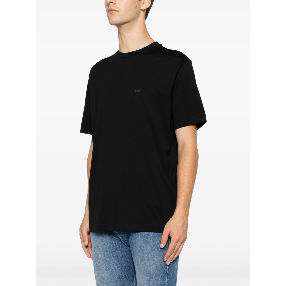 Emporio Armani Logo-Embroidered T-Shirt