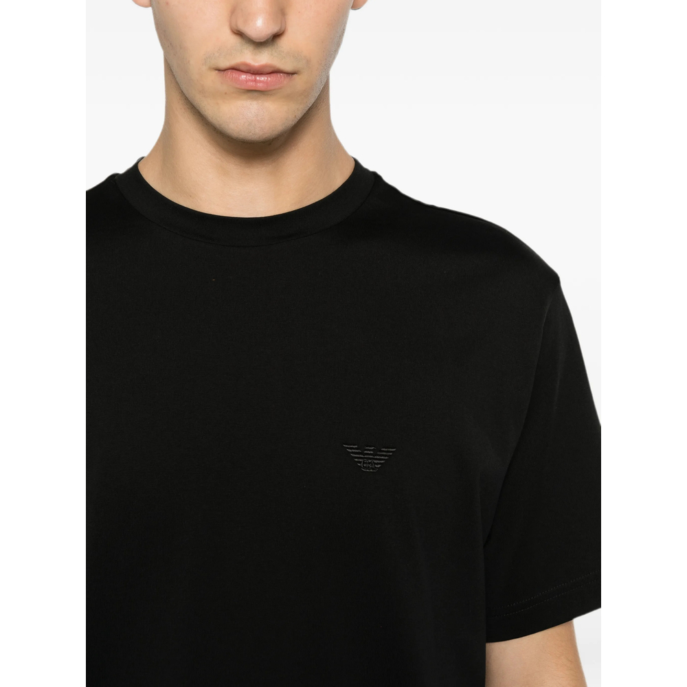 Emporio Armani Logo-Embroidered T-Shirt