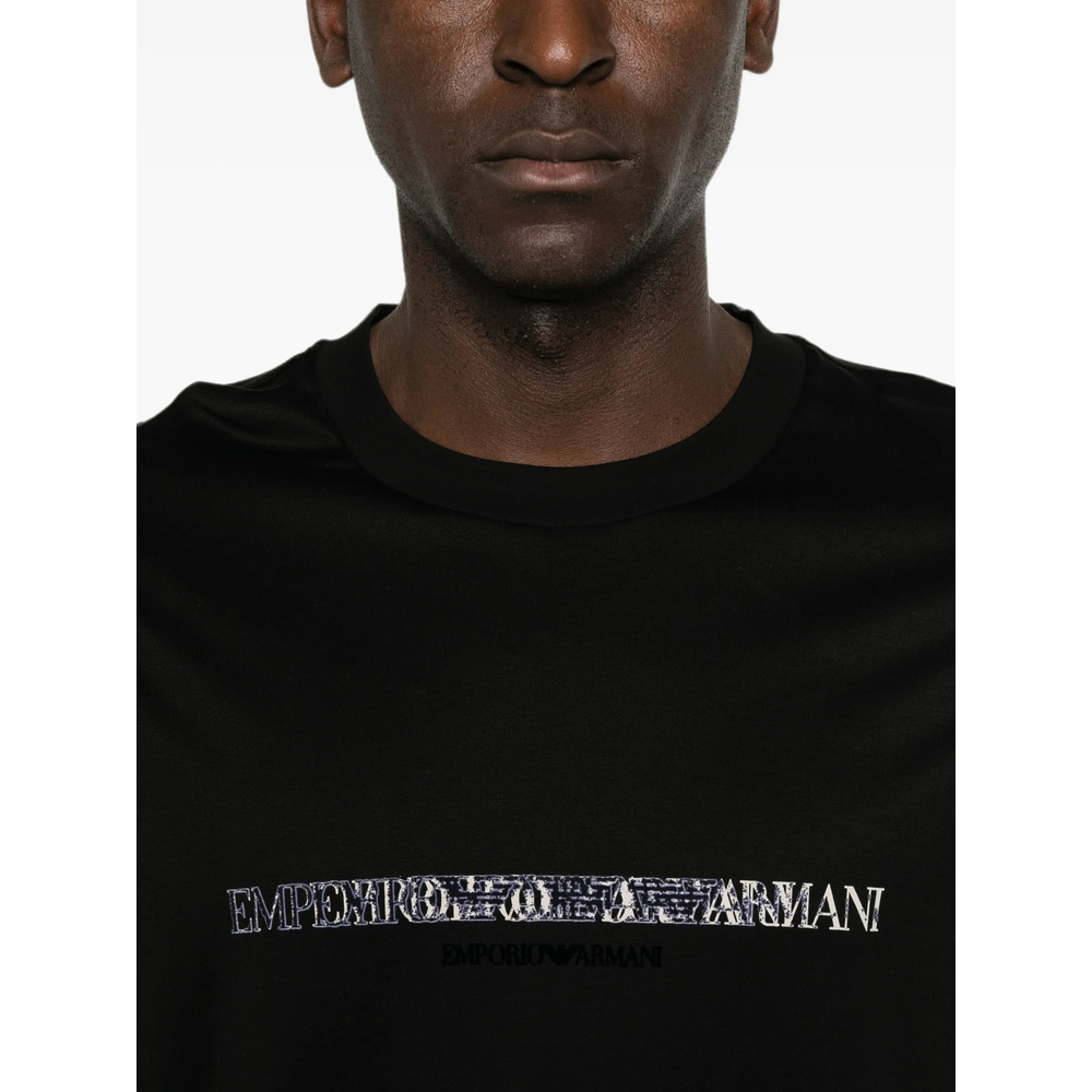 Emporio Armani Logo-Print Short-Sleeve T-Shirt