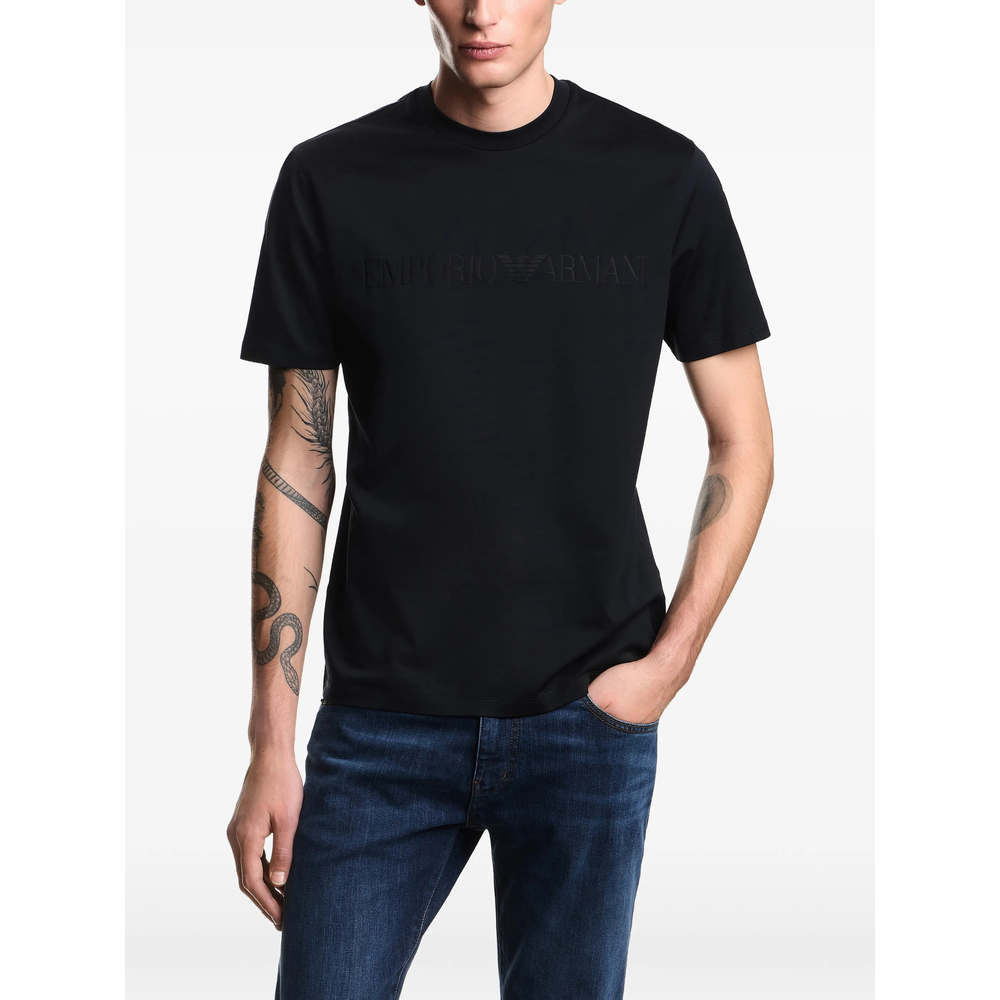 Emporio Armani Intarsia Jersey T-Shirt
