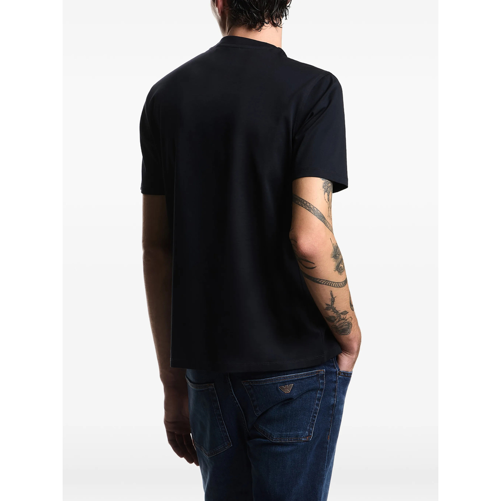 Emporio Armani Intarsia Jersey T-Shirt