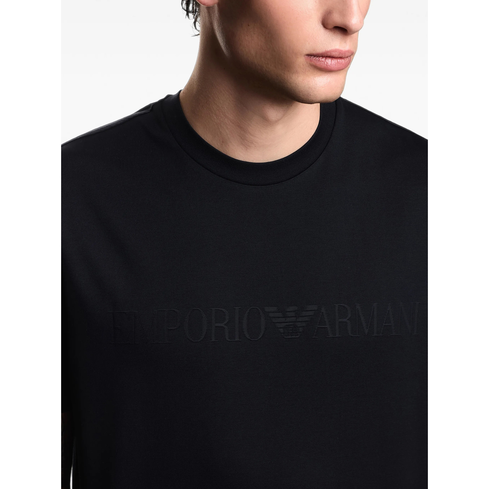 Emporio Armani Intarsia Jersey T-Shirt