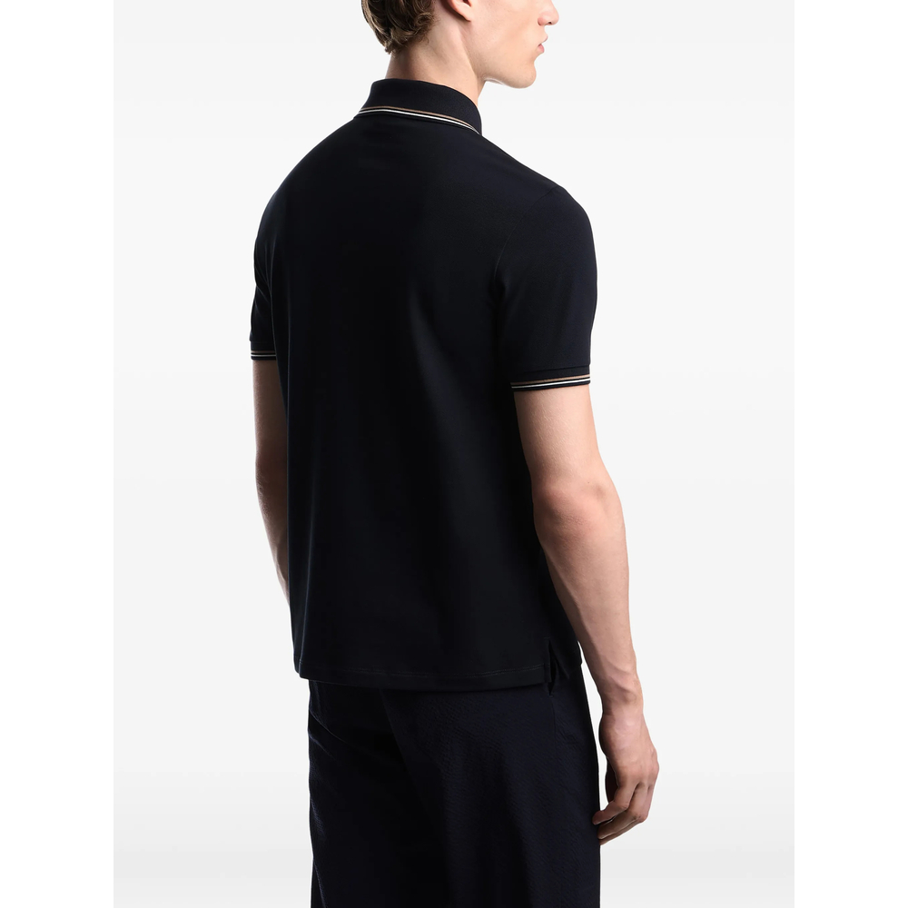 Emporio Armani Slim-Fit Stretch Piqué Polo Shirt