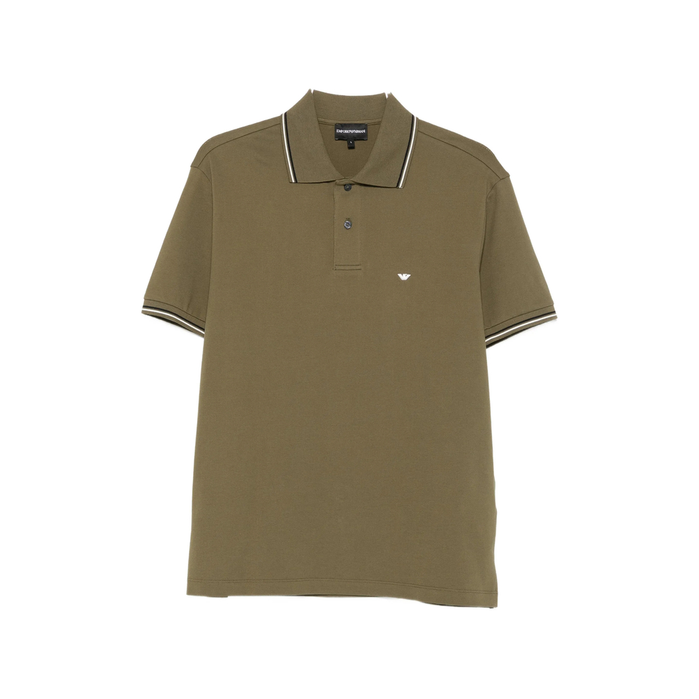 Emporio Armani Polo Shirts In Green