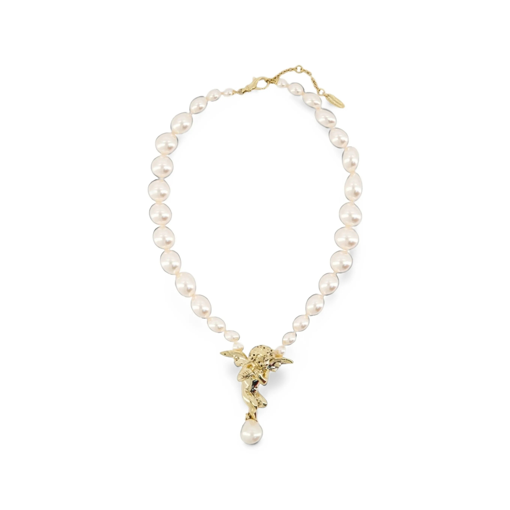 Vivienne Westwood Putti Large Pearl Necklace