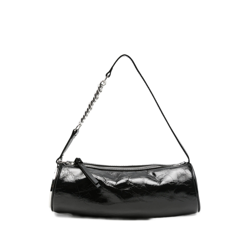 Cindy Cylinder Orb-Plaque Shoulder Bag