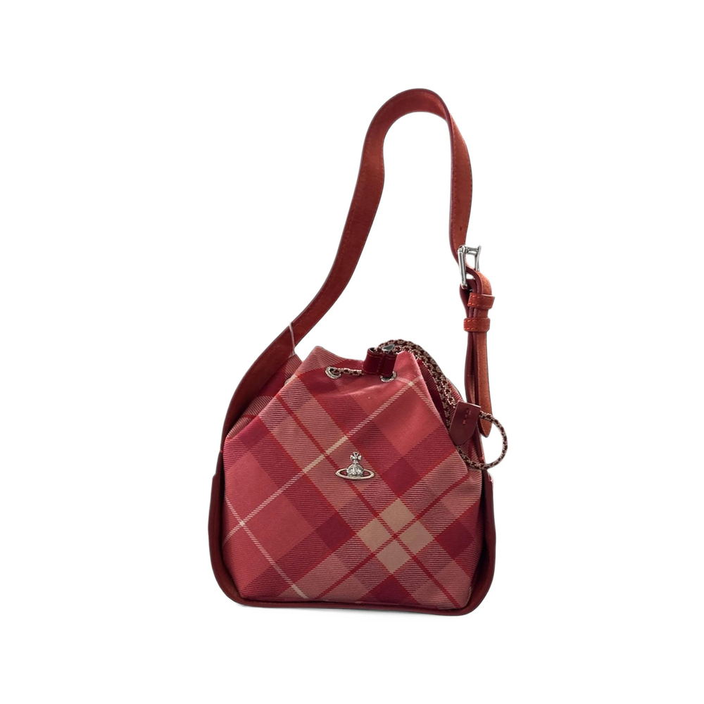 Vivienne Westwood Orb-plaque Tartan Shoulder Bag