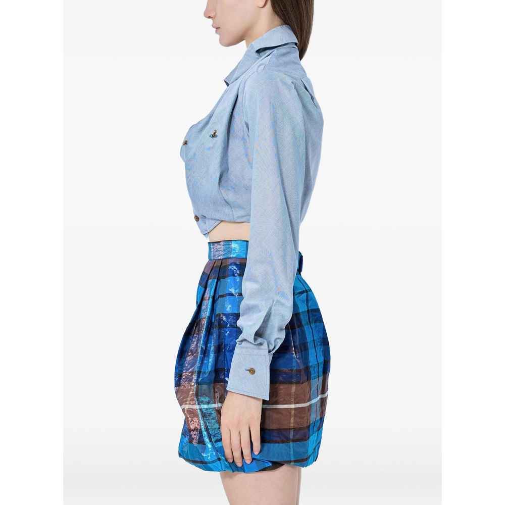 Asymmetrical Cropped Shirt