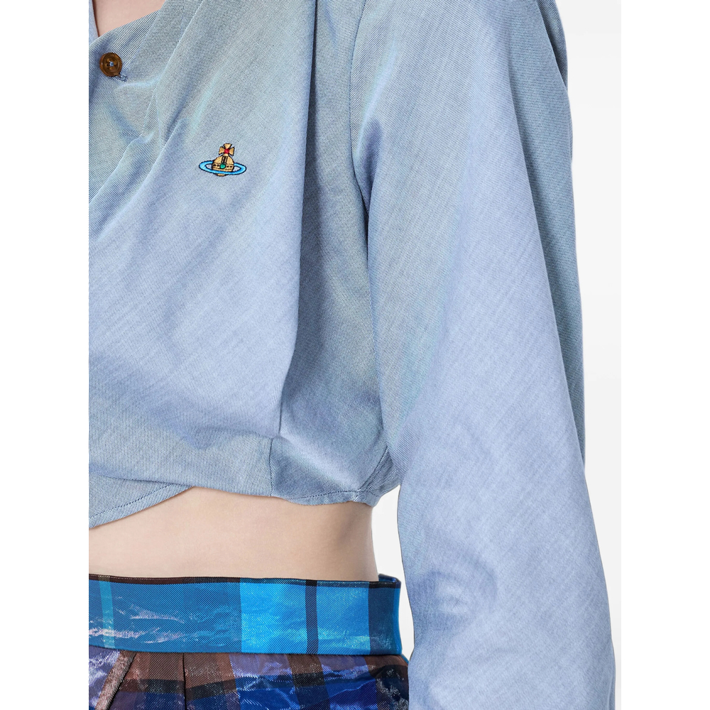 Asymmetrical Cropped Shirt