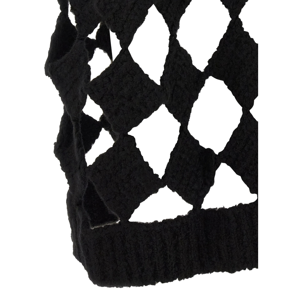 Sarutanya Diamond-Patchwork Tank Top
