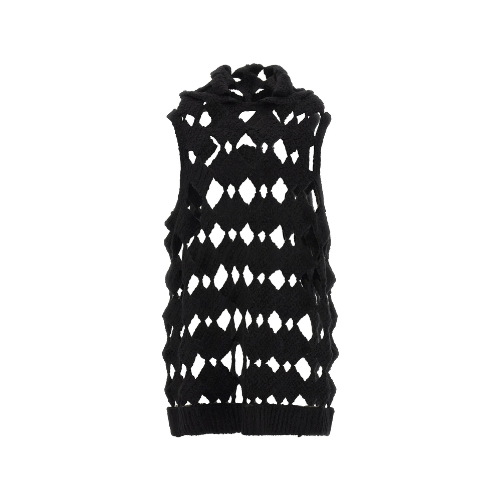 Sarutanya Diamond-Patchwork Tank Top