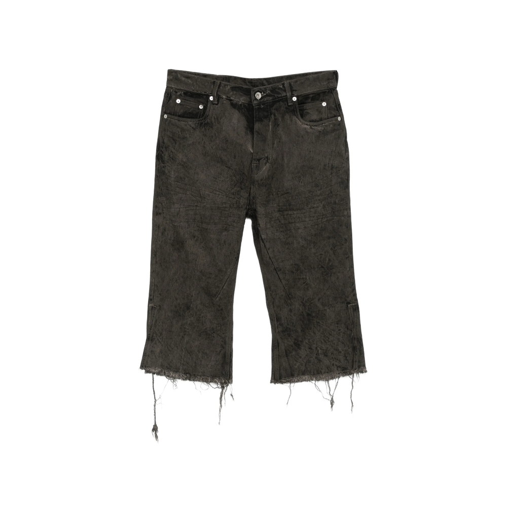 Rick Owens Bolan Cutoff Raw-cut Cropped Jeans