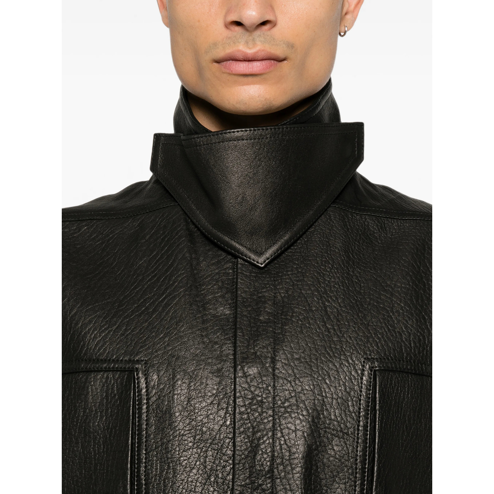 High-Neck Shirt Jacket