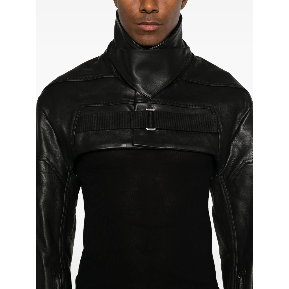 2 Piece Mac Leather Longline Coat