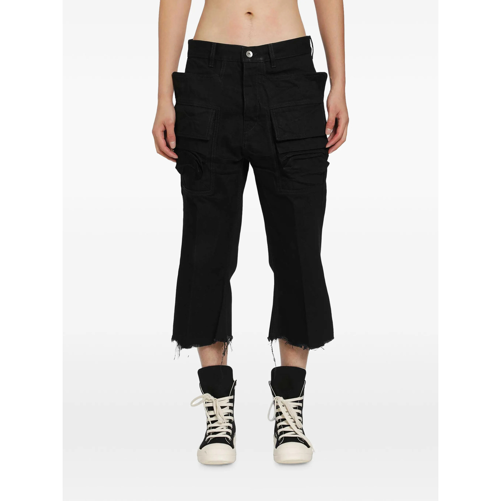 Rick Owens Tower Bolan Cargo Cropped Jeans