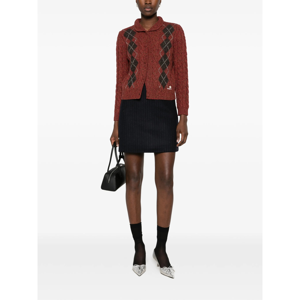 Shushu/Tong Argyle Cable-Knit Sweater
