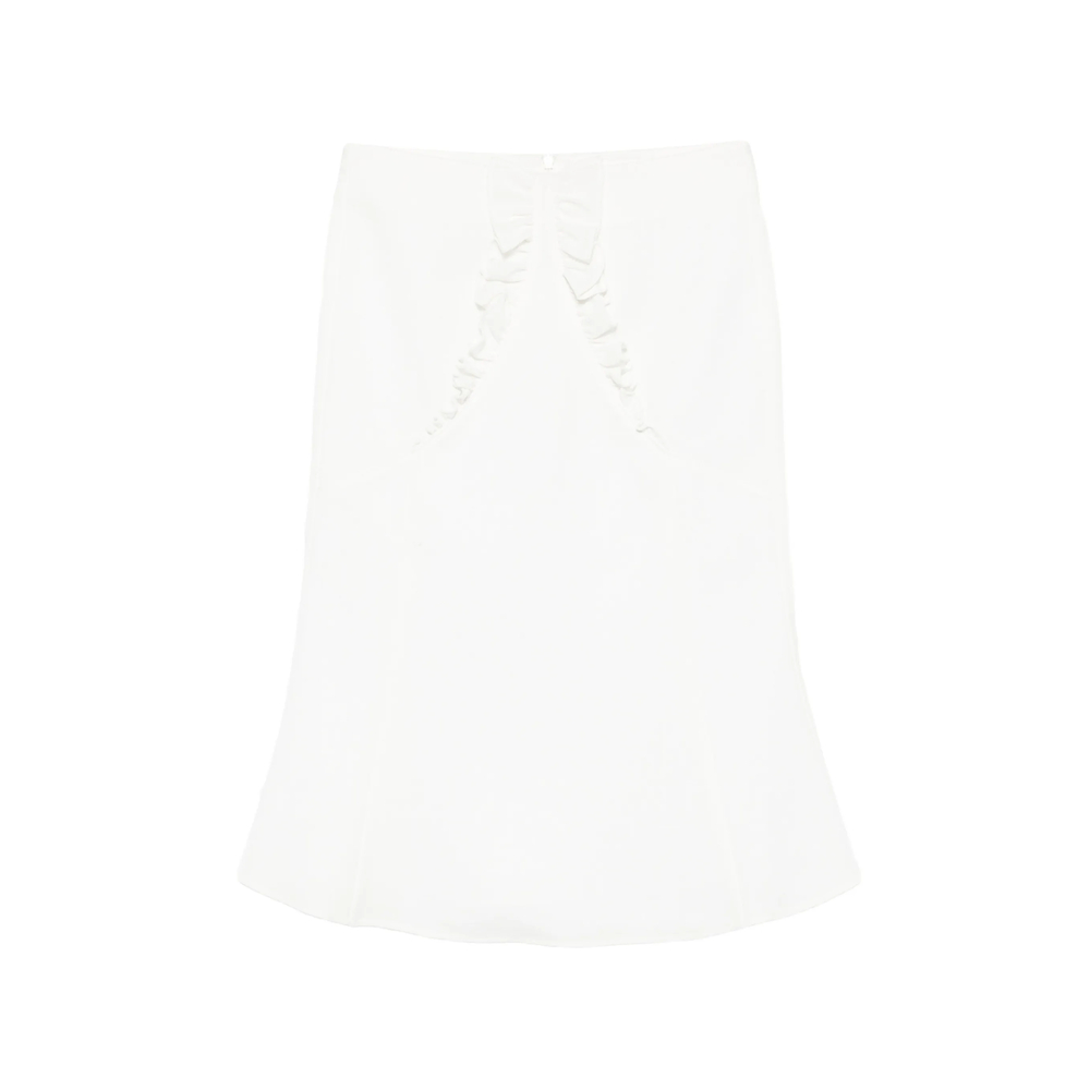 Shushu/Tong Ruffle-Trimmed Flared Skirt