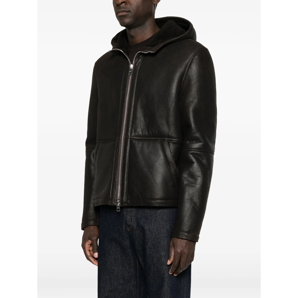 Hooded Shearling Jacket