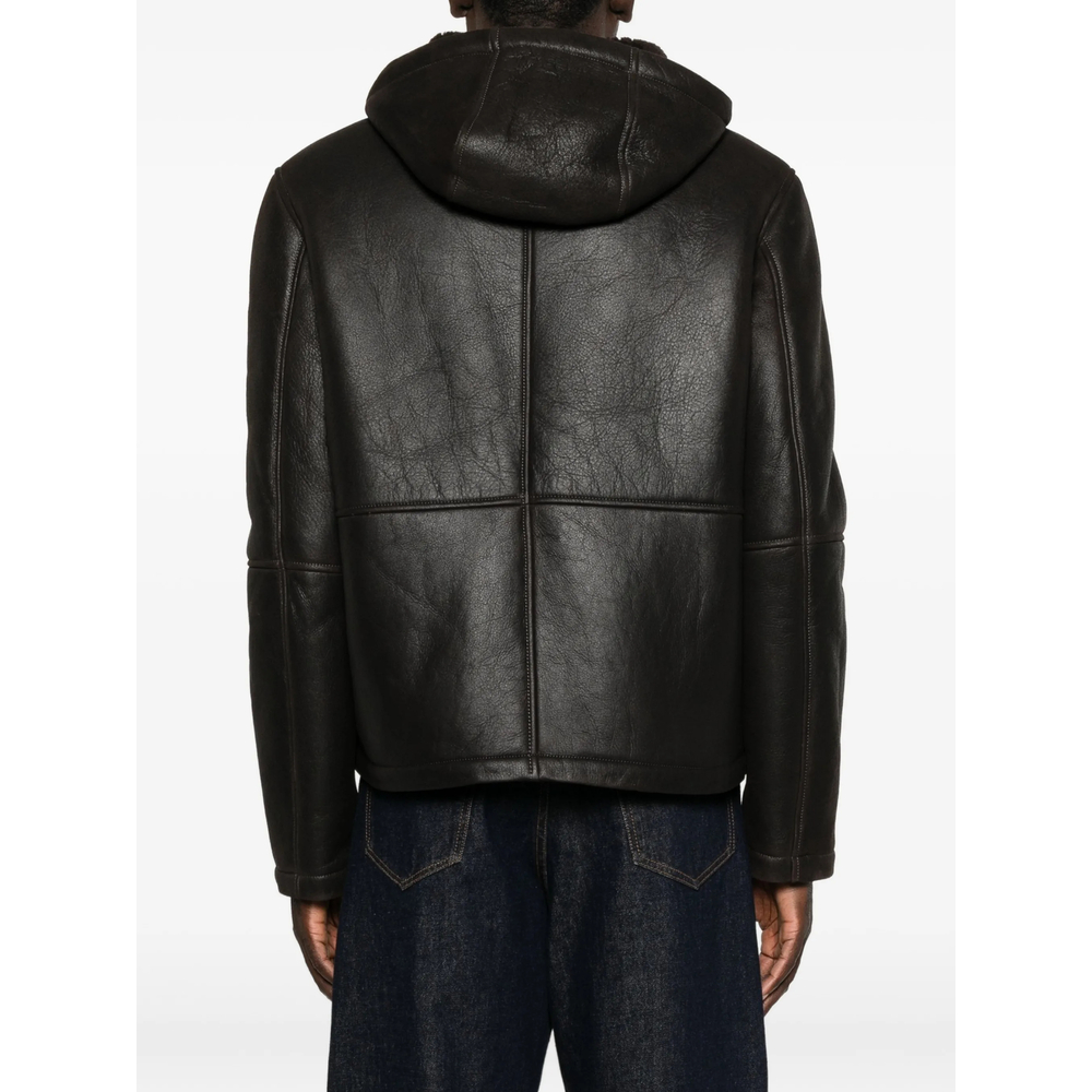 Hooded Shearling Jacket