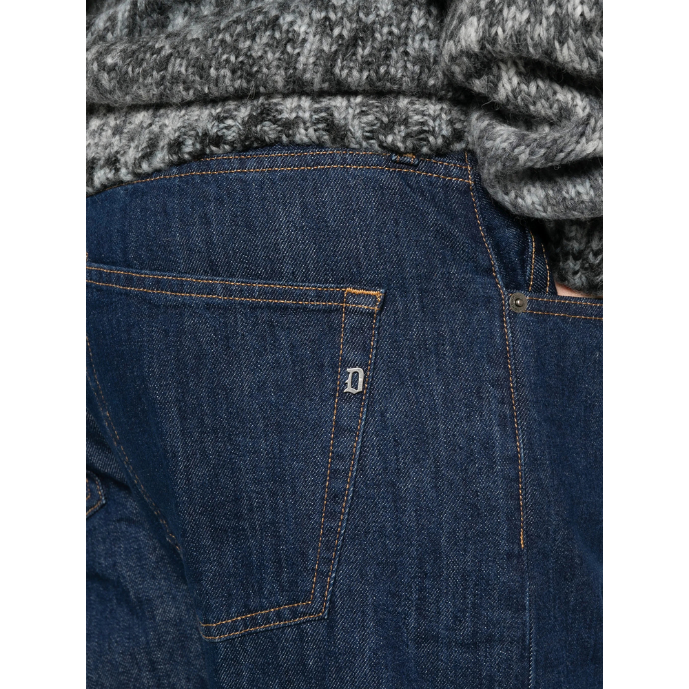 Logo-Plaque Straight-Leg Jeans