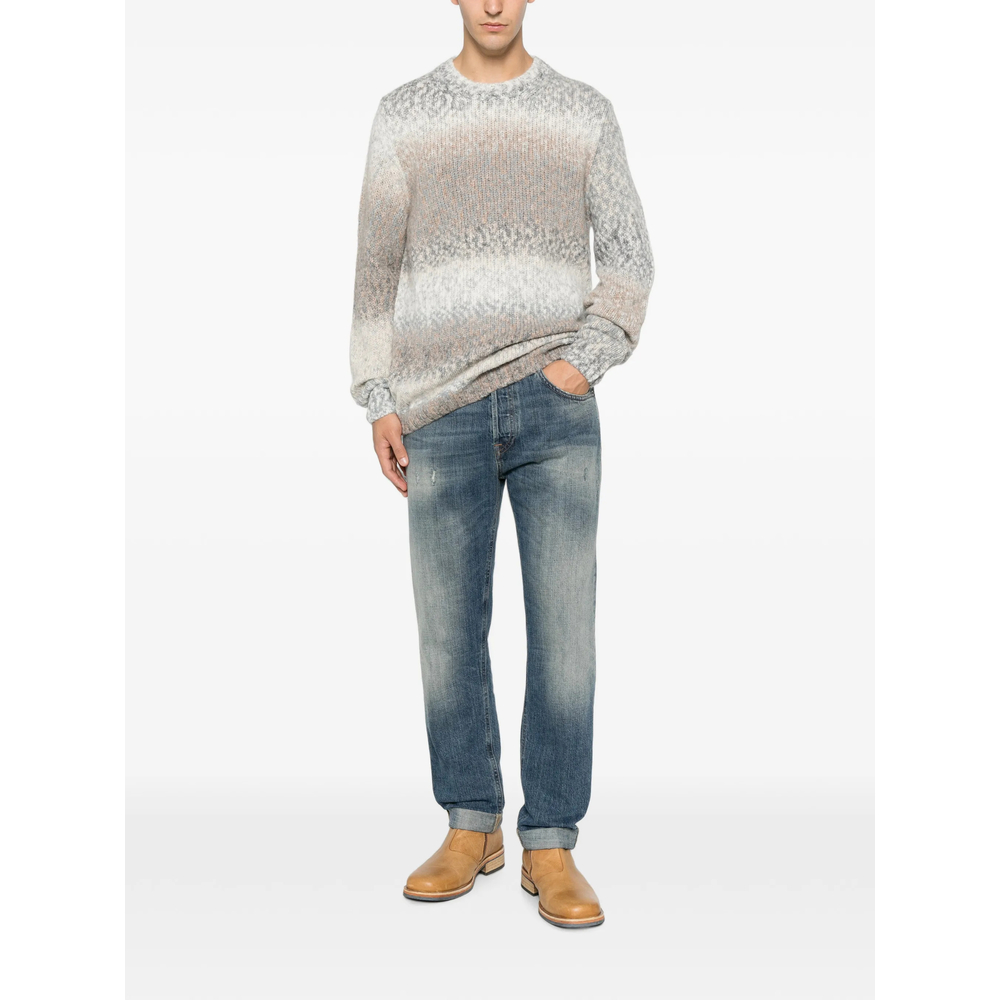 Gradient-Effect Chunky-Knit Sweater