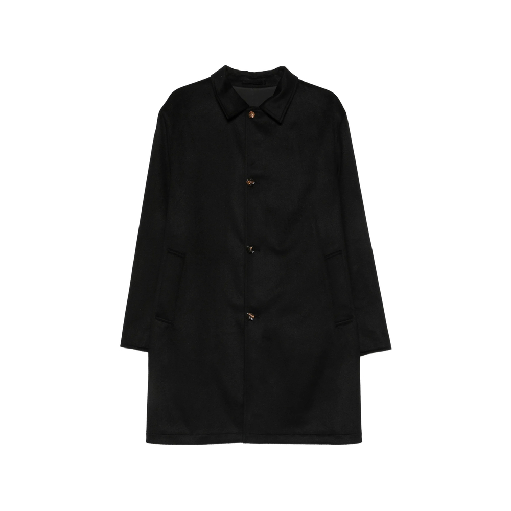 Kired Single-breasted Reversible Coat In Blue