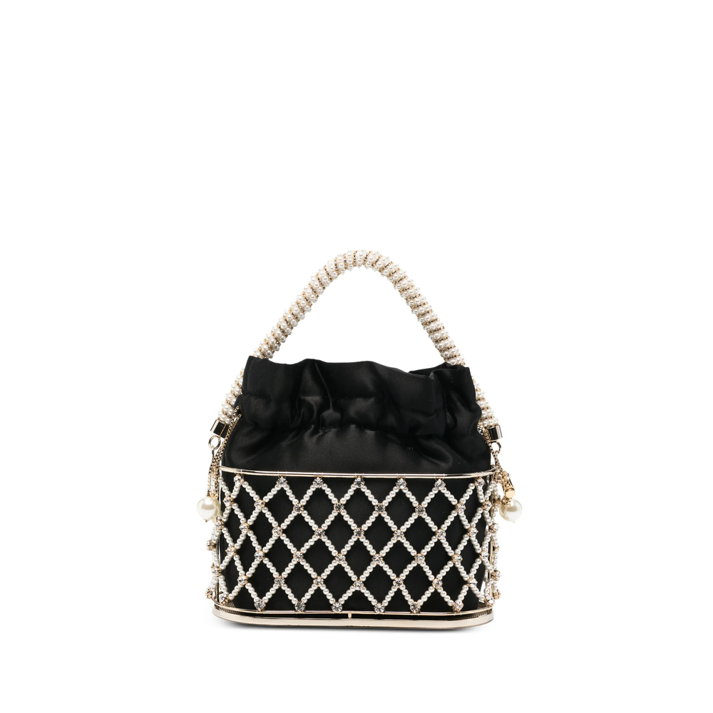 Rosantica Holli Eterea Faux-pearl Crystal-embellished Mini Bag