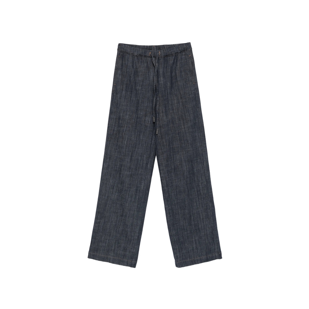 Panicale Cashmere Drawstring-waist Wide-leg Trousers