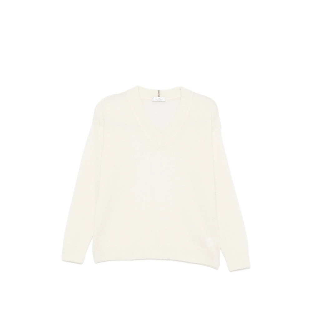 Panicale Cashmere V-neck Drop-shoulder Sweater
