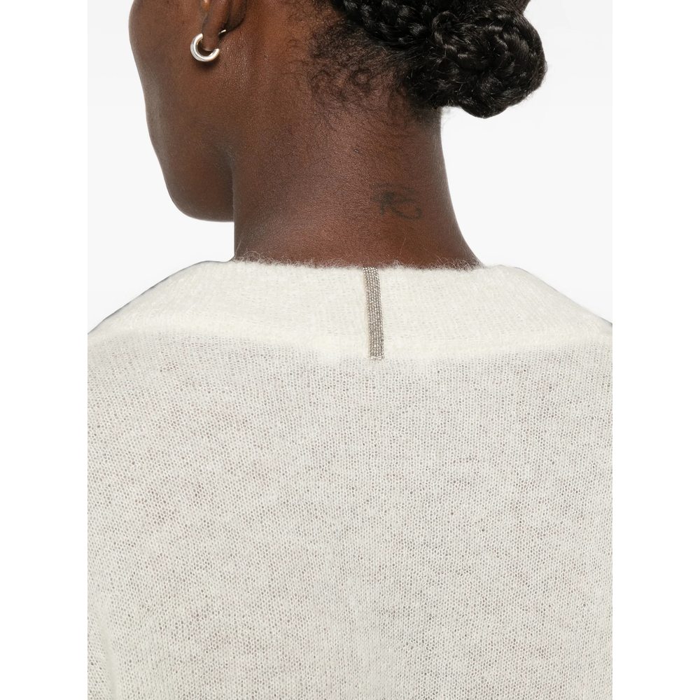 V-Neck Drop-Shoulder Sweater