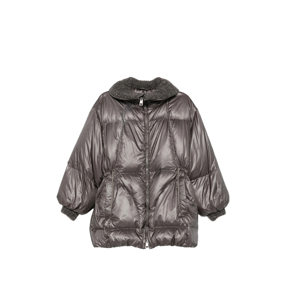 Panicale Cashmere Quilted Drawstring Jacket