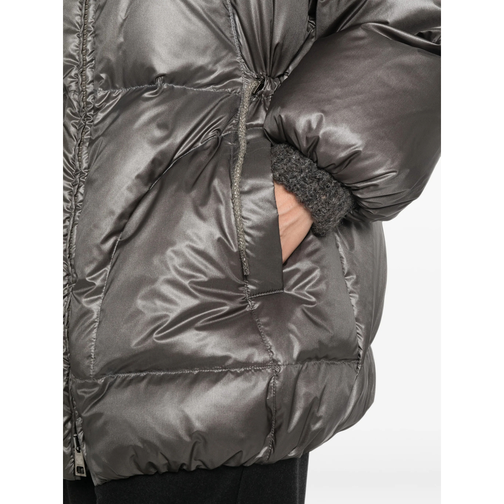 Quilted Drawstring Jacket