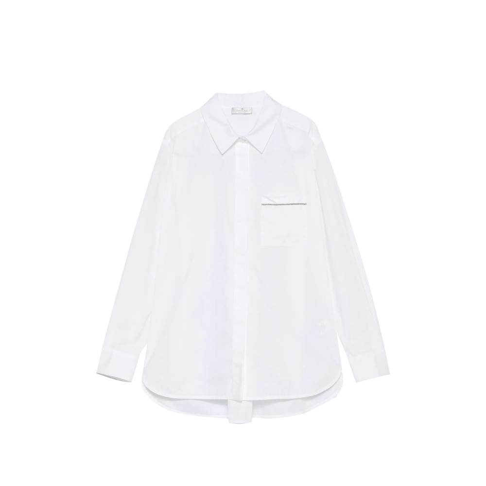 Panicale Cashmere Embellished-pocket Shirt