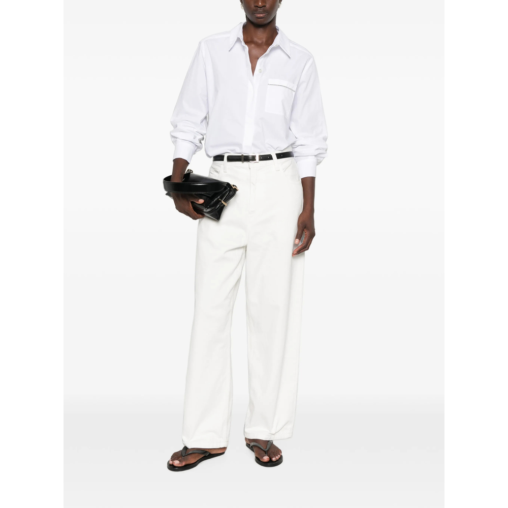 Embellished-Pocket Shirt