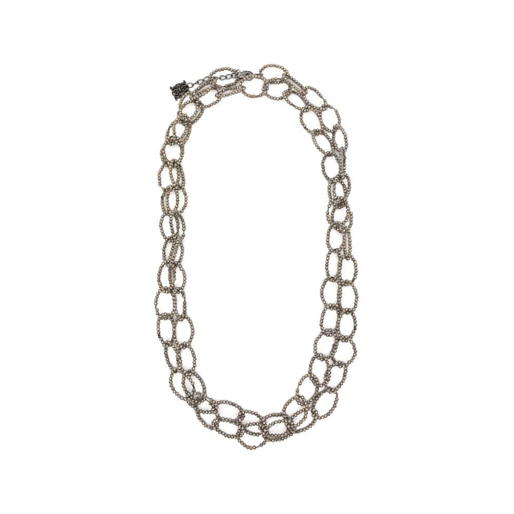 Panicale Cashmere Beaded Layered Necklace