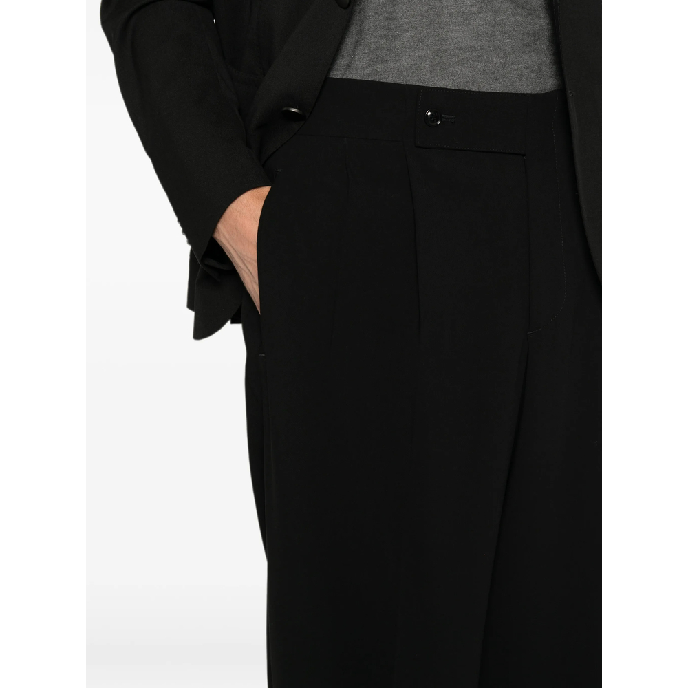 Tailored Two-Pleat Trousers In Pure Virgin Wool