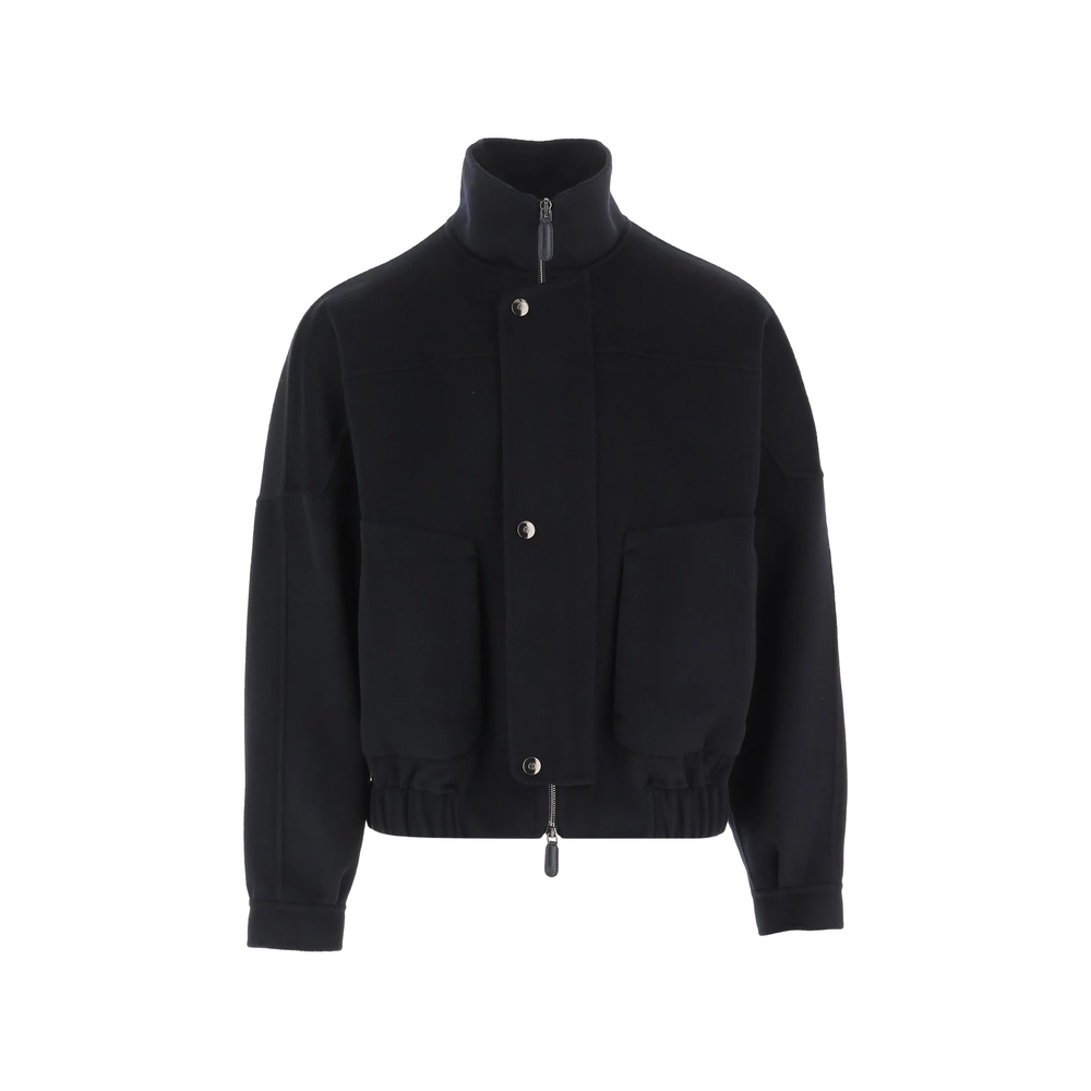 Giorgio Armani Zip-up High-neck Jacket