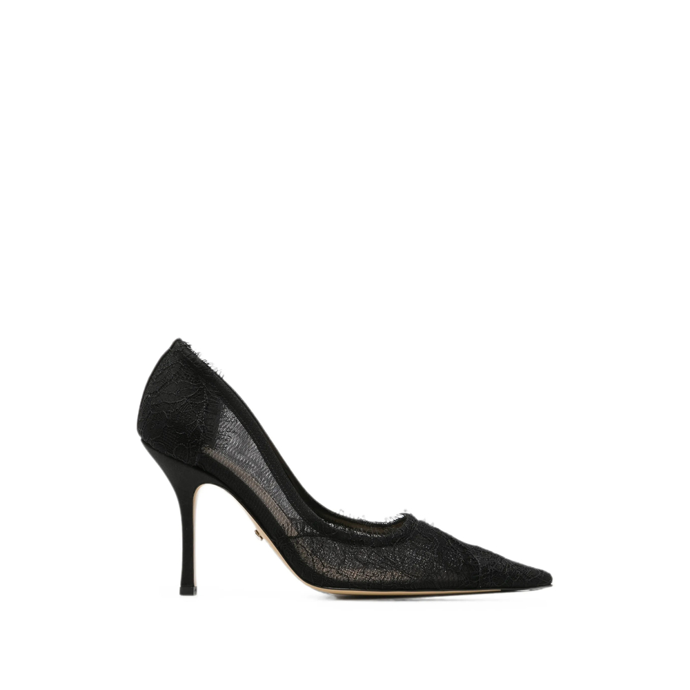 Mach & Mach Devon Lace Heeled Pumps
