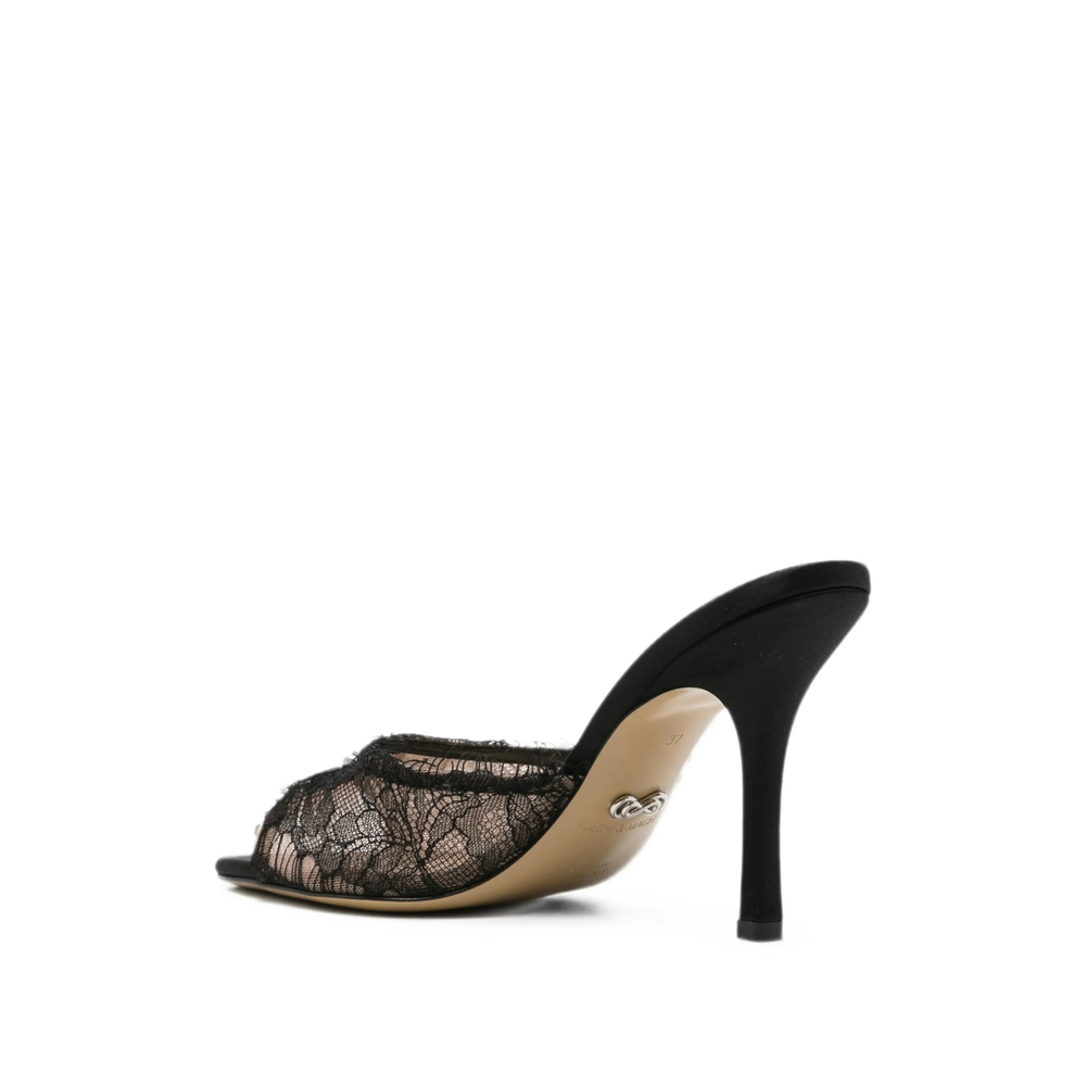 Devon Chantilly Lace Mules