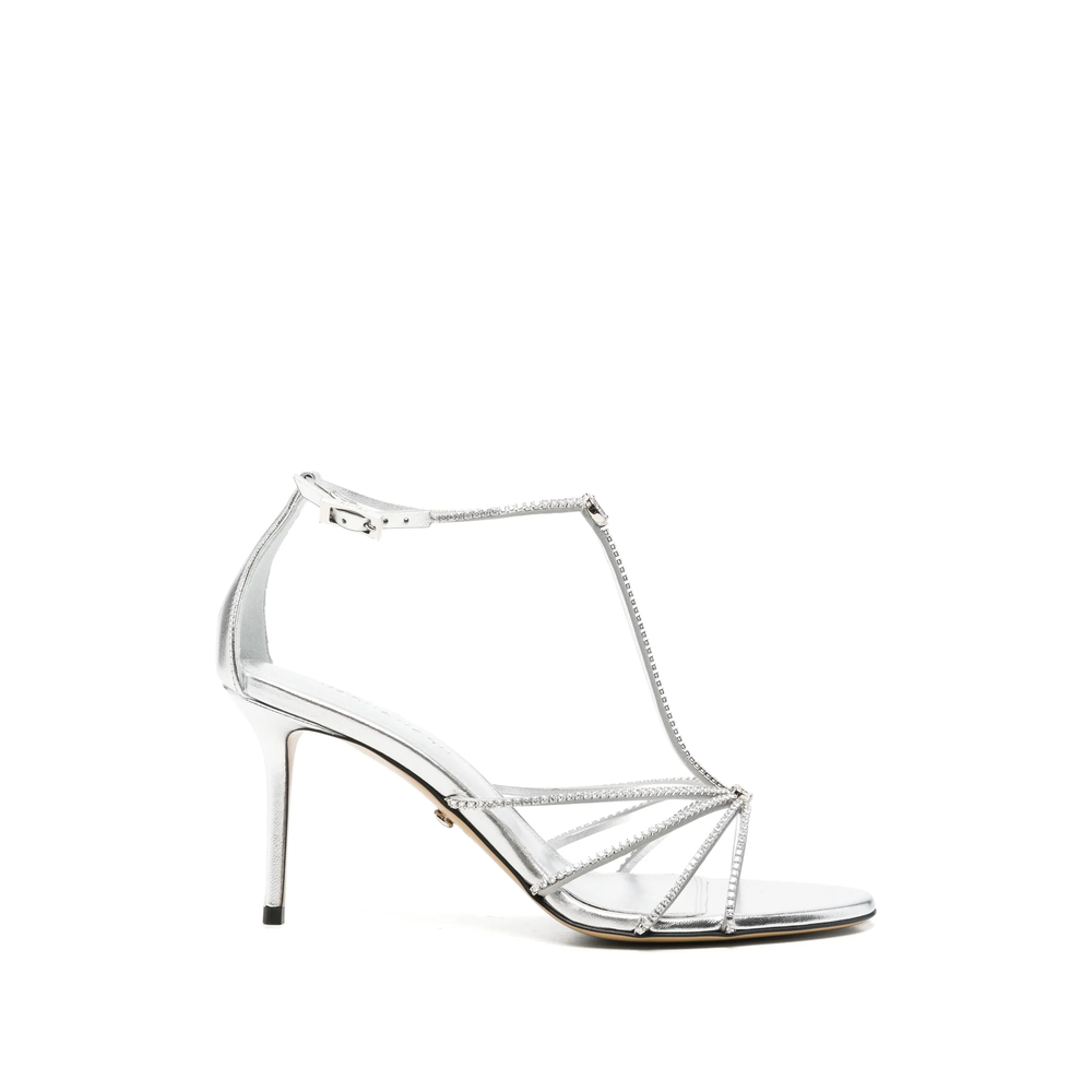 Mach & Mach Crystal-embellished T-bar Sandals