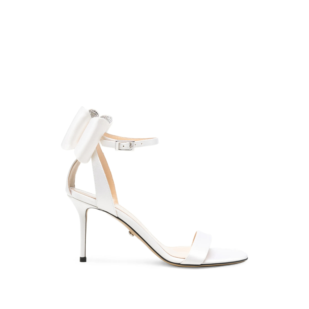 Mach & Mach Bow-ebellishment Crystal-embellished Sandals