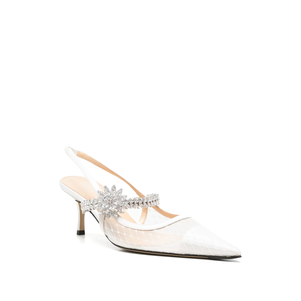 Crystal-Embellished Pumps