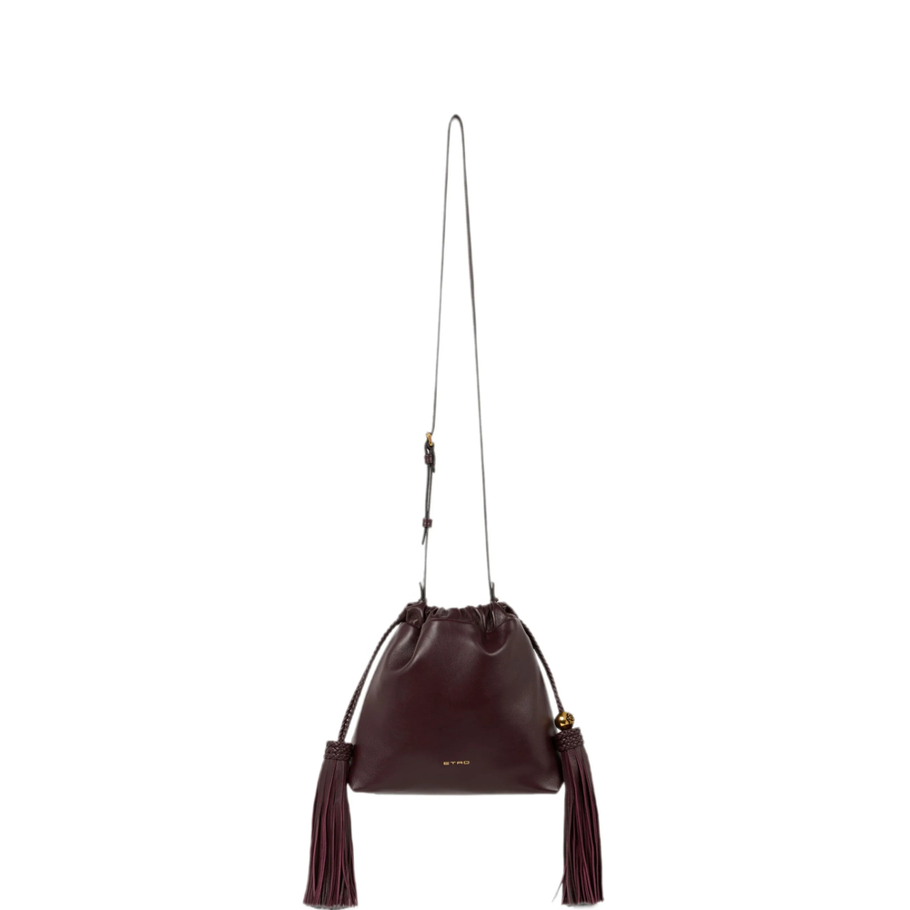 Etro Mini Leather Kalispera Bag With Tassels