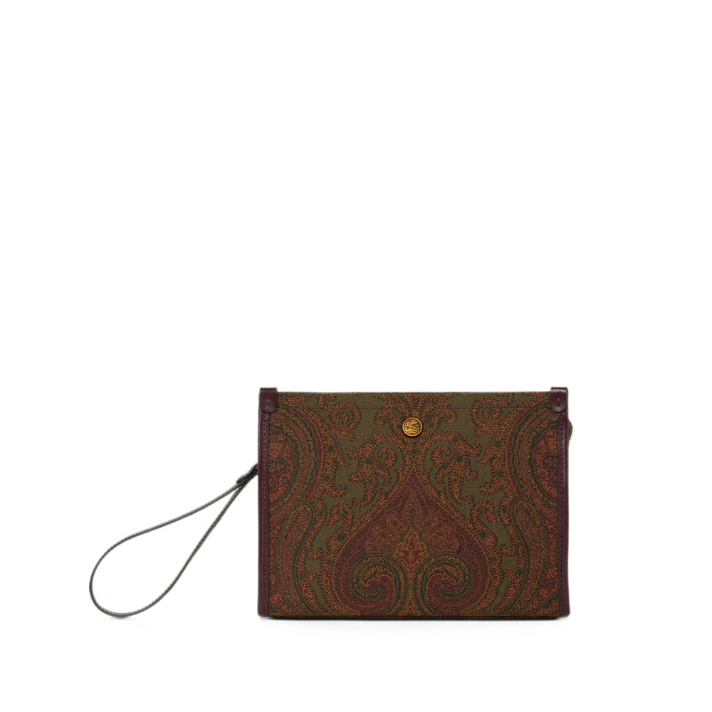 Etro Medium Paisley Jacquard Pouch