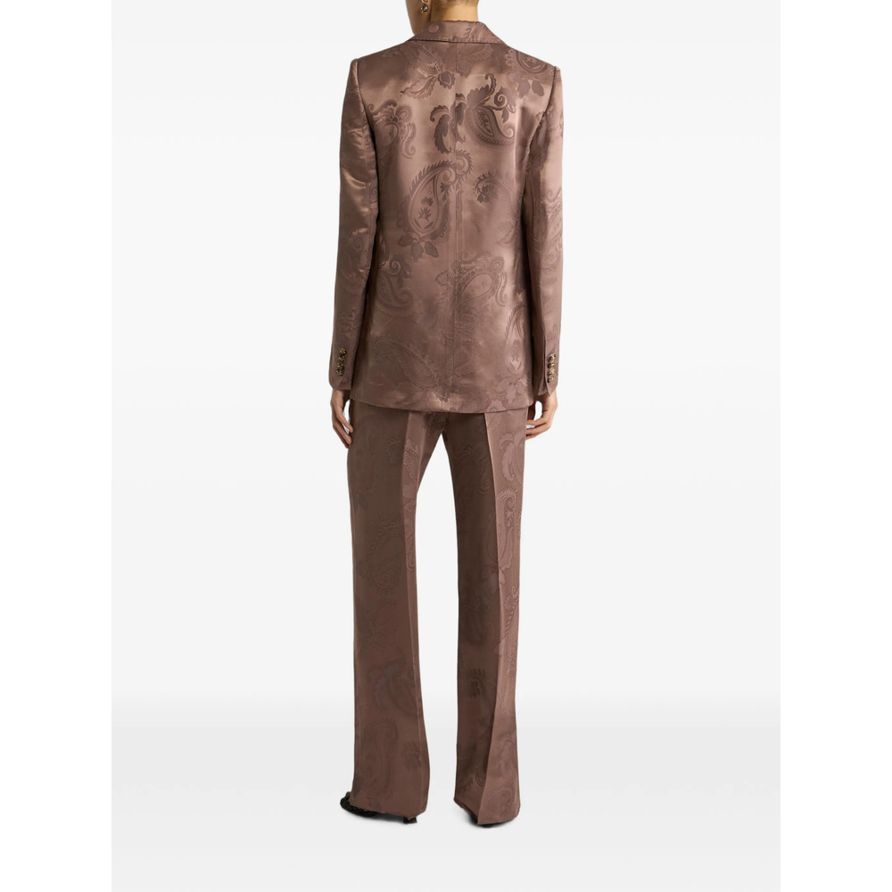 Jacquard Single-Breasted Jacket