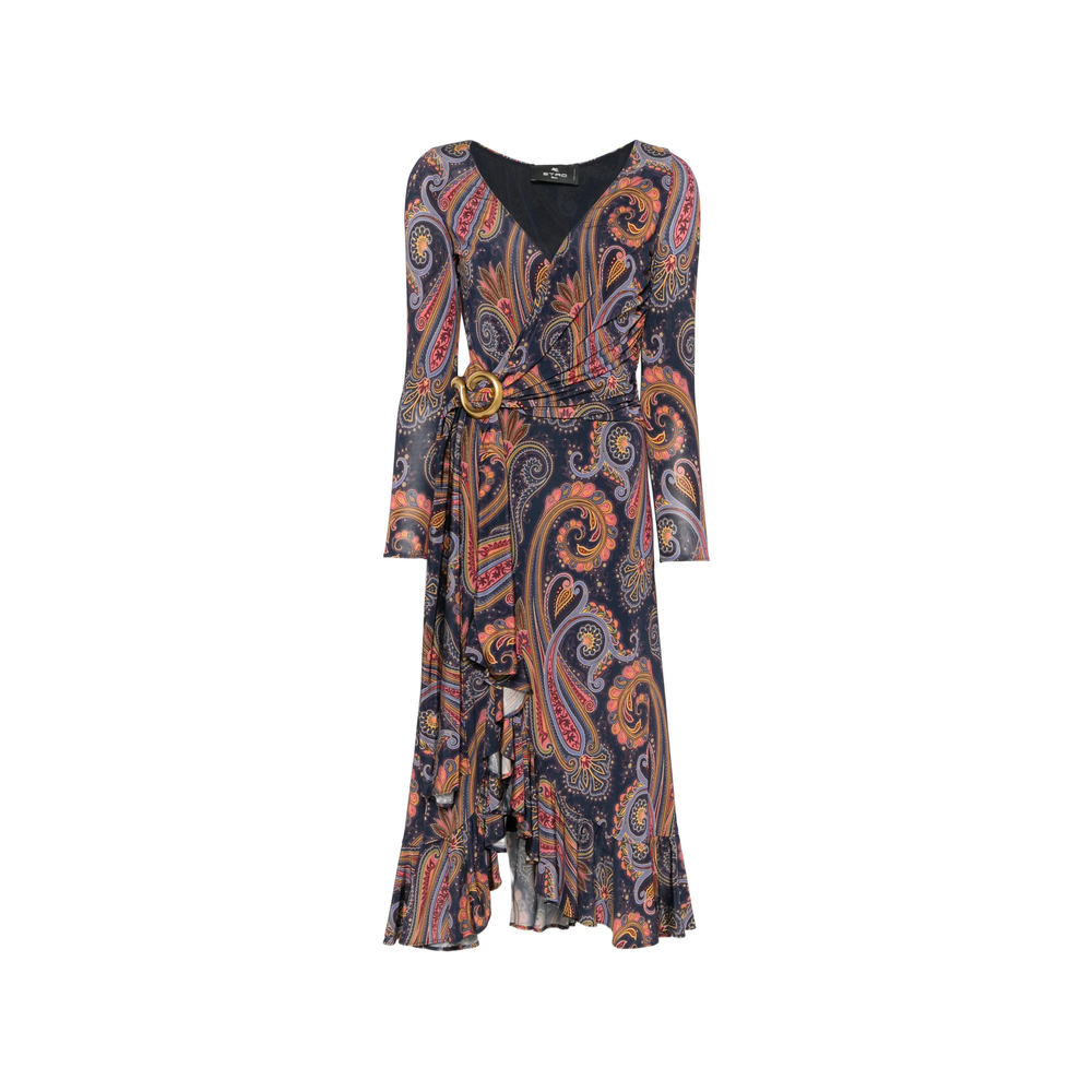ETRO Etro Paisley-print Midi Dress　Etro ペイズリープリント ミディドレス