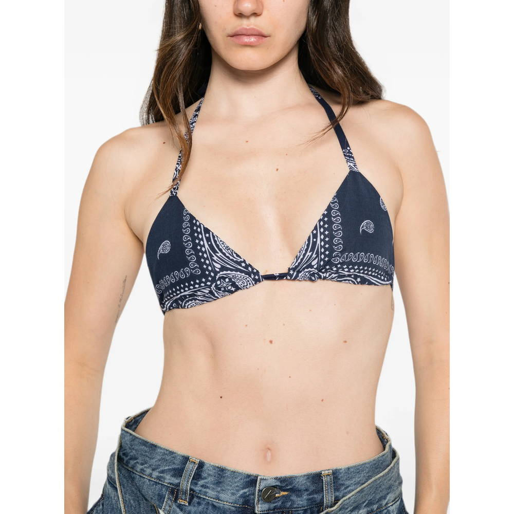 Re/Done Bandana-Print Top